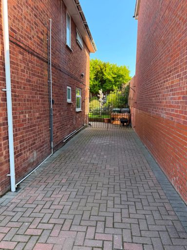 Garden Waste - After Cleared garden access after waste removal